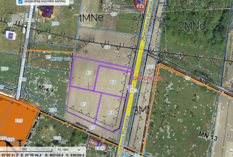 Sprzedam działki budowlane każda po 1500m2 we wsi Grochowa