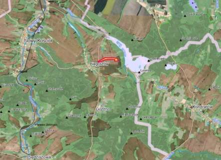 Biegoszów, gm. Świerzawa, 62.000 m2, Teren Elektrowni Słonecznej