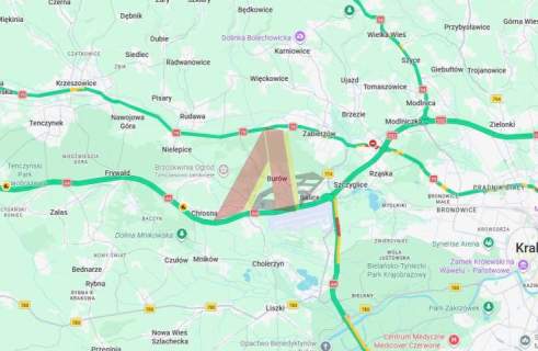 Działka 87arowa Usługowo Budowlana z terenem rolnym