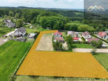 Widokowa działka Szczepanowice, gm. Pleśna