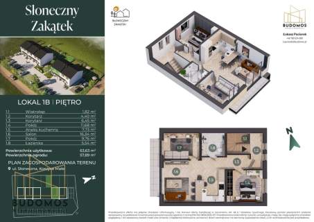 Słoneczny Zakątek, mieszkanie na piętrze z ogrodem