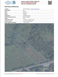 Działka Kawno 6400m2 DK 6 droga krajowa nr 6 województwo Zac