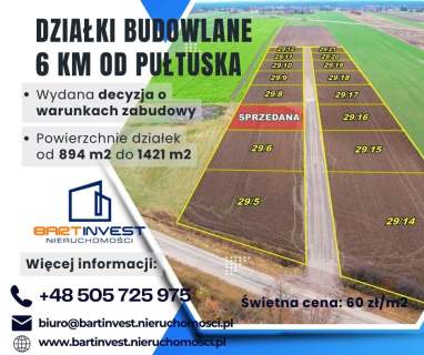 Spokojna okolica, świetna lokalizacja - działki w Lipie