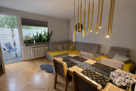3-pokojowe mieszkanie z widokiem na zieleń, parter, balkon