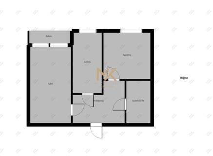 2-pokojowe 53 m ul. Bajana winda, loggia