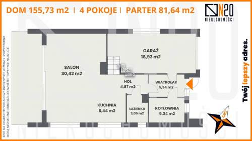 Wolnostojący dom 4 pok, 6, ar działka -Czernichów