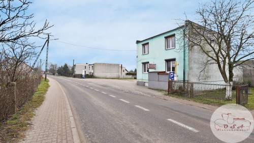 Działka z WZ budynek usługowy z częścią mieszkalną