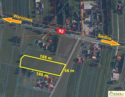 NOWA NIŻSZA CENA - Działka usługowo-mieszkaniowa Polaki