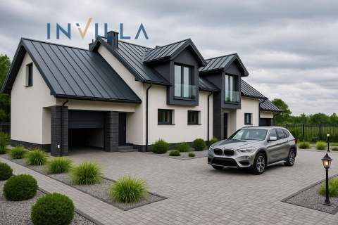 Modlniczka Bliźniak 164 m2 Garaż SmartDom