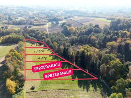 DZIAŁKI Z WZ, Z WIDOKIEM NA GÓRĘ LIWOCZ, PRZY LESIE