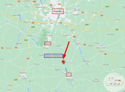 Działka faktura VAT 1053 m2 Jaszkowo k. Śremu