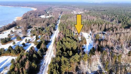 Cisza, las i jezioro   działka budowlana