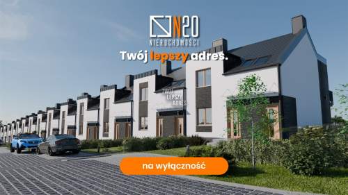 NOWE -3 pok. mieszkania, parter 64 m2, duży ogród 