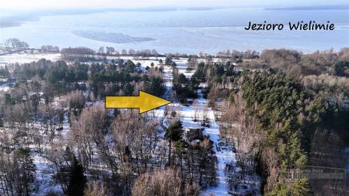 Cisza, las i jezioro   działka budowlana