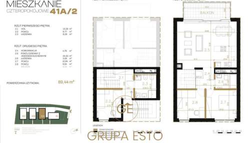 Apartament 90 m Zwierzyniec ul. Emaus 4 pok