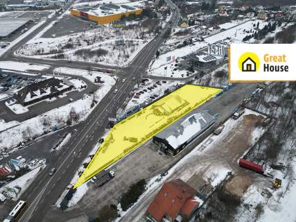Działka inwestycyjna usługi/produkcja, uzbrojona
