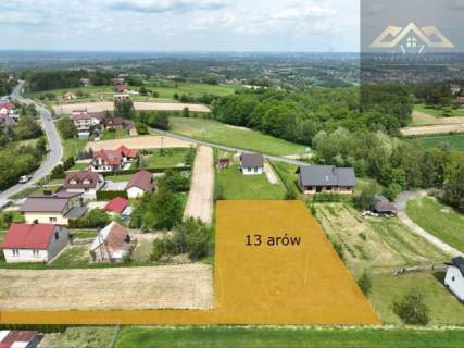 Widokowa działka Szczepanowice, gm. Pleśna