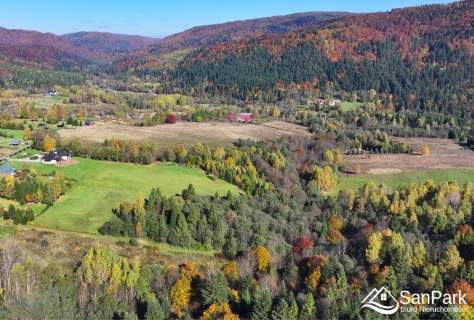 Działka Krzywe - przestrzeń i natura Bieszczad
