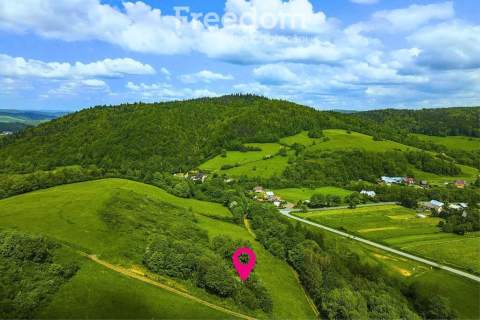 Działka na stoku, Mchawa, Bieszczady