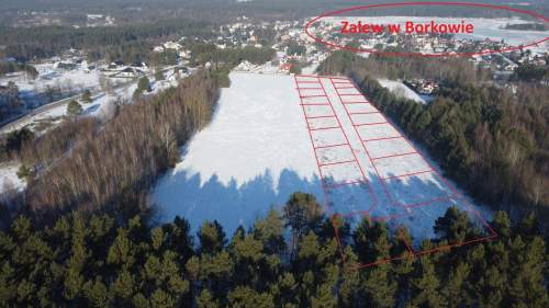 Kompleks 22 działek budowlanych, Borków