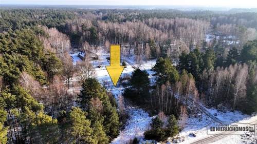 Cisza, las i jezioro   działka budowlana