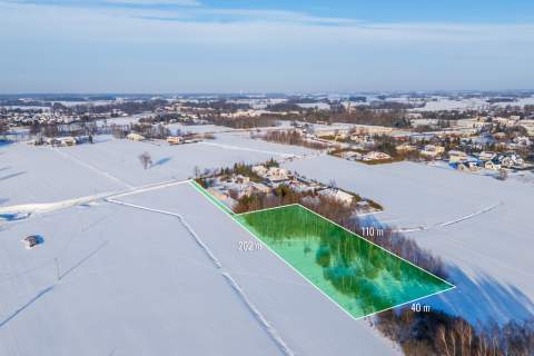 Działki budowlane 10 km na południe od Ciechanowa