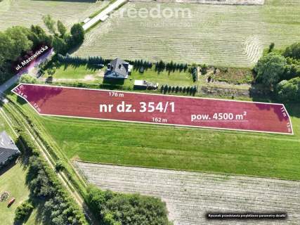 Duża działka 4600 m2, Kobierne, Dębe Wielkie, 2xWZ