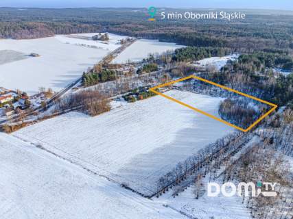 Działka 1,104 HA Media w drodze RM