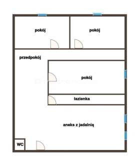 Mieszkanie 79,24 m2, 3 pokoje przy Manufakturze