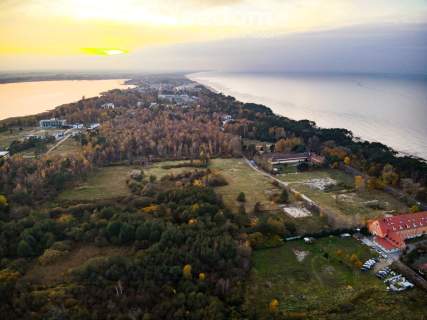Mielno Marina   uzbrojona działka przy plaży