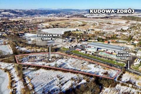 Inwestycyjna działka przy granicy PL CZ