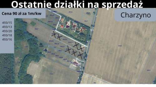 Działka budowlana na sprzedaż, 1500 m2, Charzyno