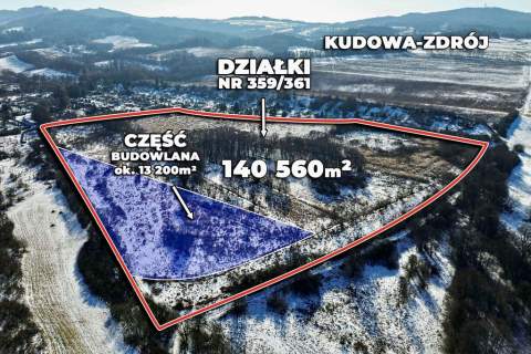 Wyjątkowy teren inwestycyjny 140.560 m 