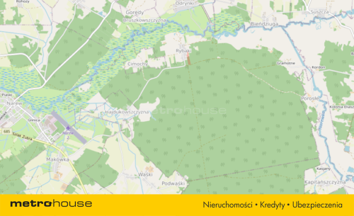 Działka rekreacyjna na sprzedaż, 21700 m2, Rybaki