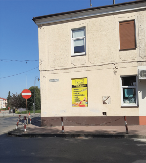 Kamienica przy ul. Kościuszki 1 w centrum Lubaczowa sprzed
