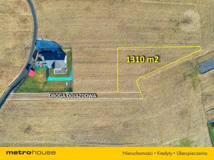 Działka budowlana w pięknym miejscu 1310 m2.