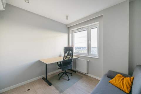 Apartament na 13 piętrze z widokiem - 4 pokoje z garderobą, tarasem