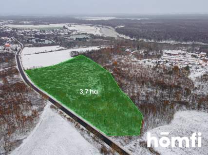 Grunt 3,7 ha zabudowa jednorodzinna MPZP