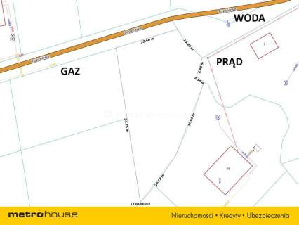 Działka budowlana w Jasienicy 1124 m2