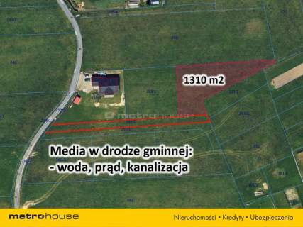 Działka budowlana w pięknym miejscu 1310 m2.