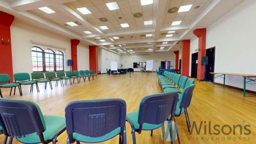 Duża sala eventowa i druga mniejsza