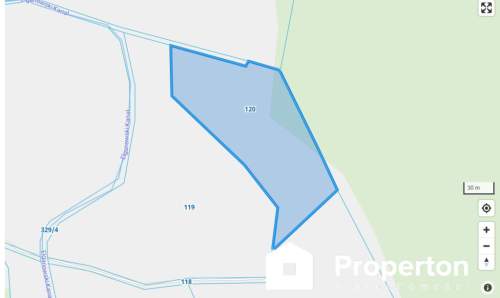 Działka rolna 1,42 ha Jeziora Leleskie
