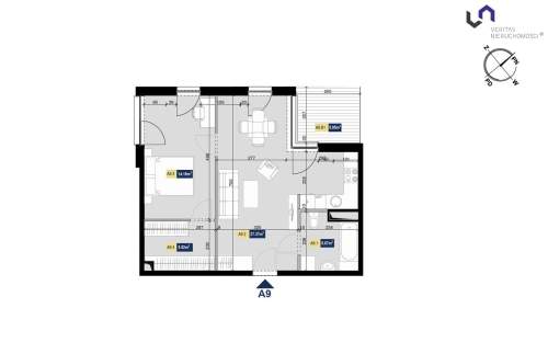 Mieszkanie na sprzedaż, 52 m2, Katowice