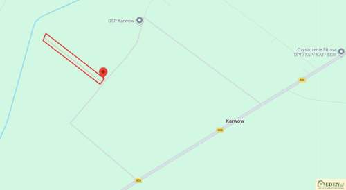 Działka bud.-rolna 1,68 ha o dużym potencjale, Karwów, gm. Tr