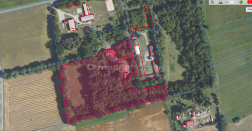 Działka budowlana 2.6 ha z zabytkowym pałacem.