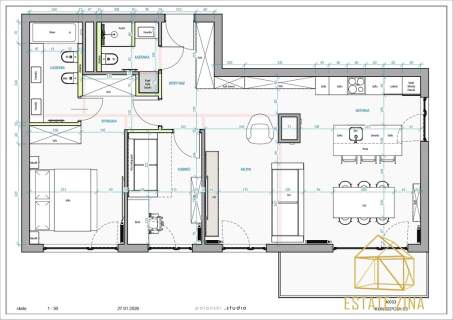 4-pokojowe 76,68 m2 balkon Noho Lindego 2