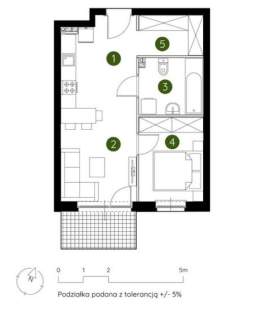 2-pokojowe, 40 m2 Kraków