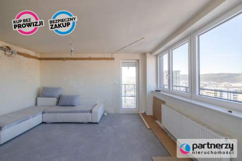 3 pokoje w Aqua Tower na 13 piętrze Reda
