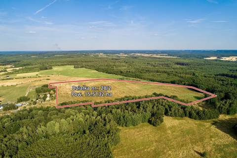 Duża działka rolna - 15.5132 ha, dopłaty 
