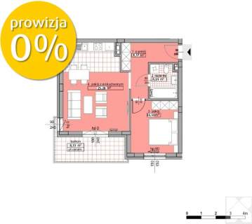Rezerwacja Narożne 2 pokoje z aneksem